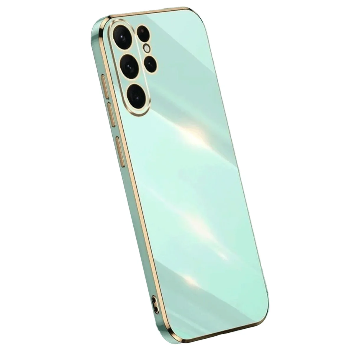 Galaxy S25 Ultra Kılıf Volet Silikon - Açık Yeşil