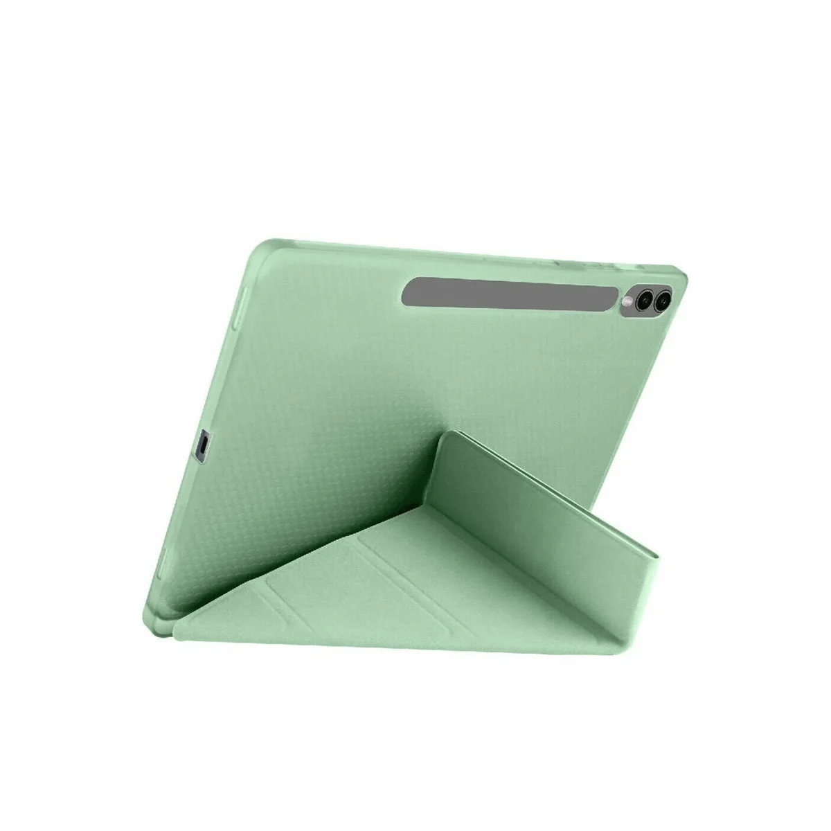 Galaxy X510 Tab S9 FE 11 Kılıf Kalemlikli Mars Tablet Kılıfı - Açık Yeşil