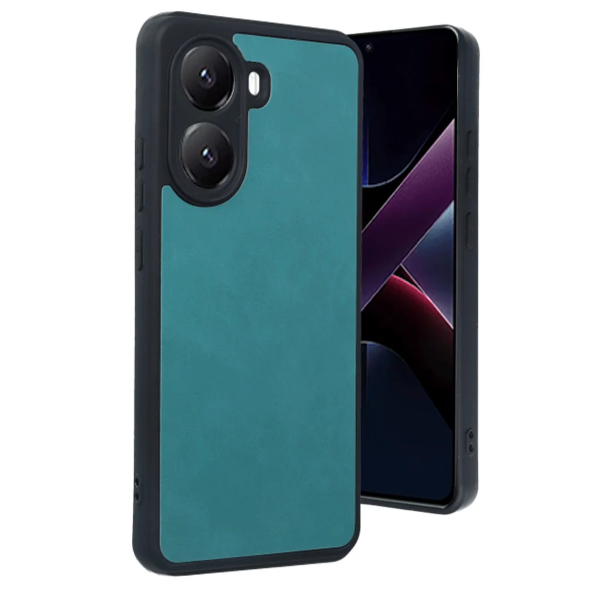 Poco X7 Pro Kılıf Aras Deri Kapak - Açık Yeşil