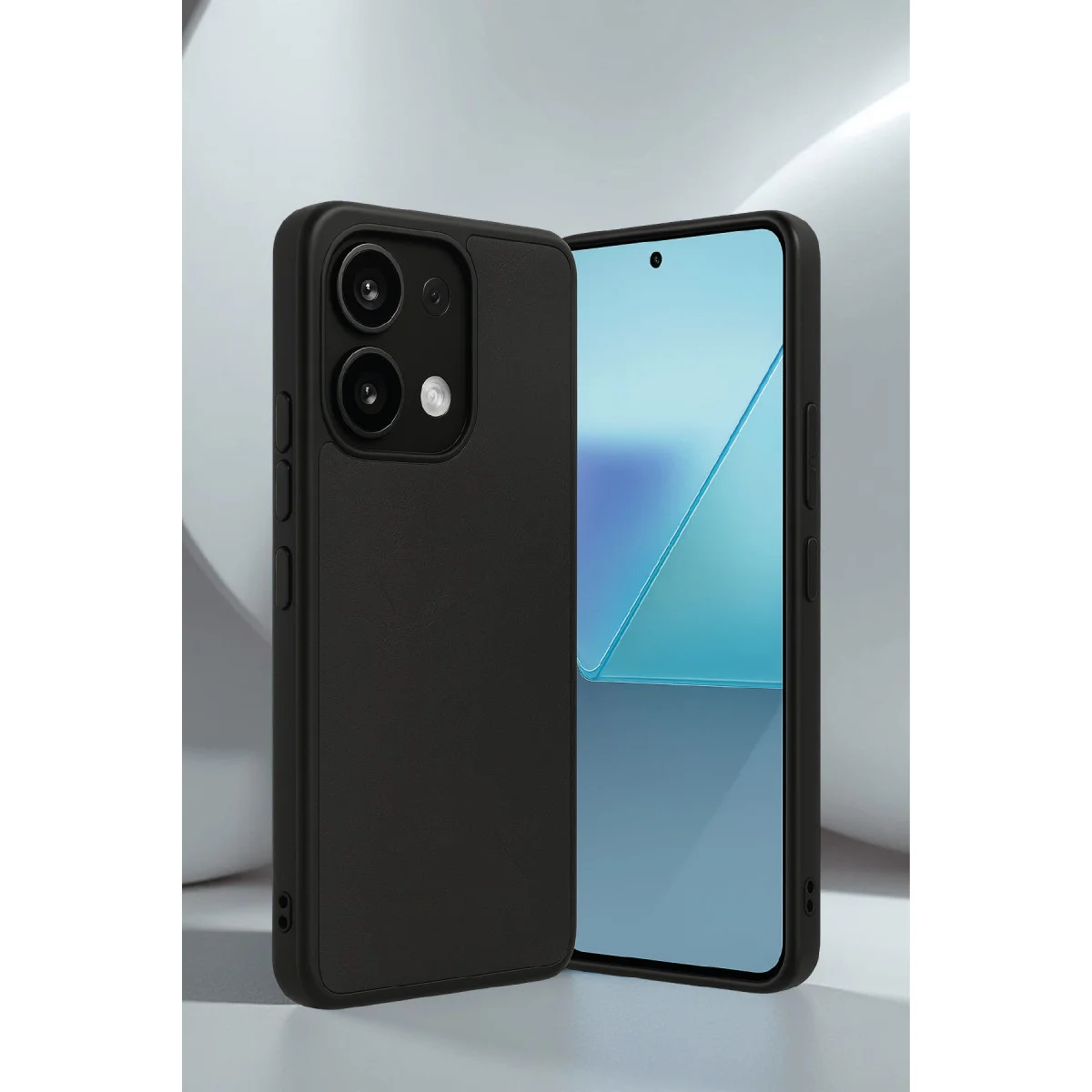 Redmi Note 13 4G Kılıf Aras Deri Kapak - Taba
