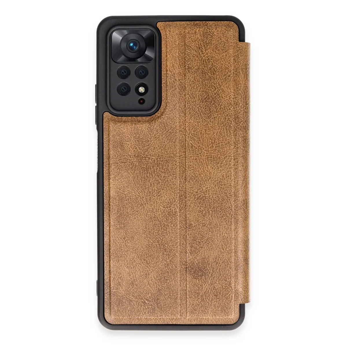 Redmi Note 12 Pro 4G Kılıf Flip Cover - Taba