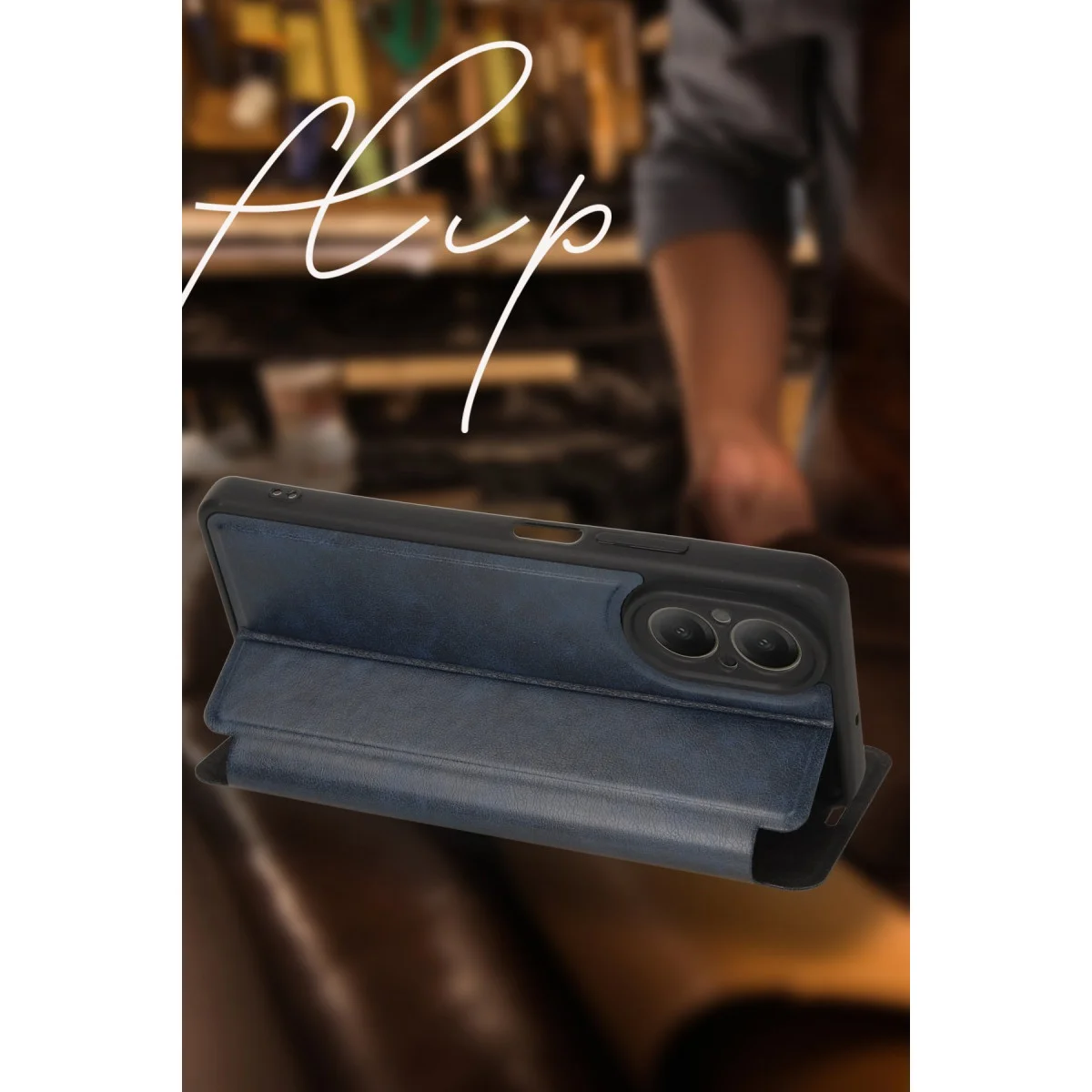 A38 Kılıf Flip Cover - Taba