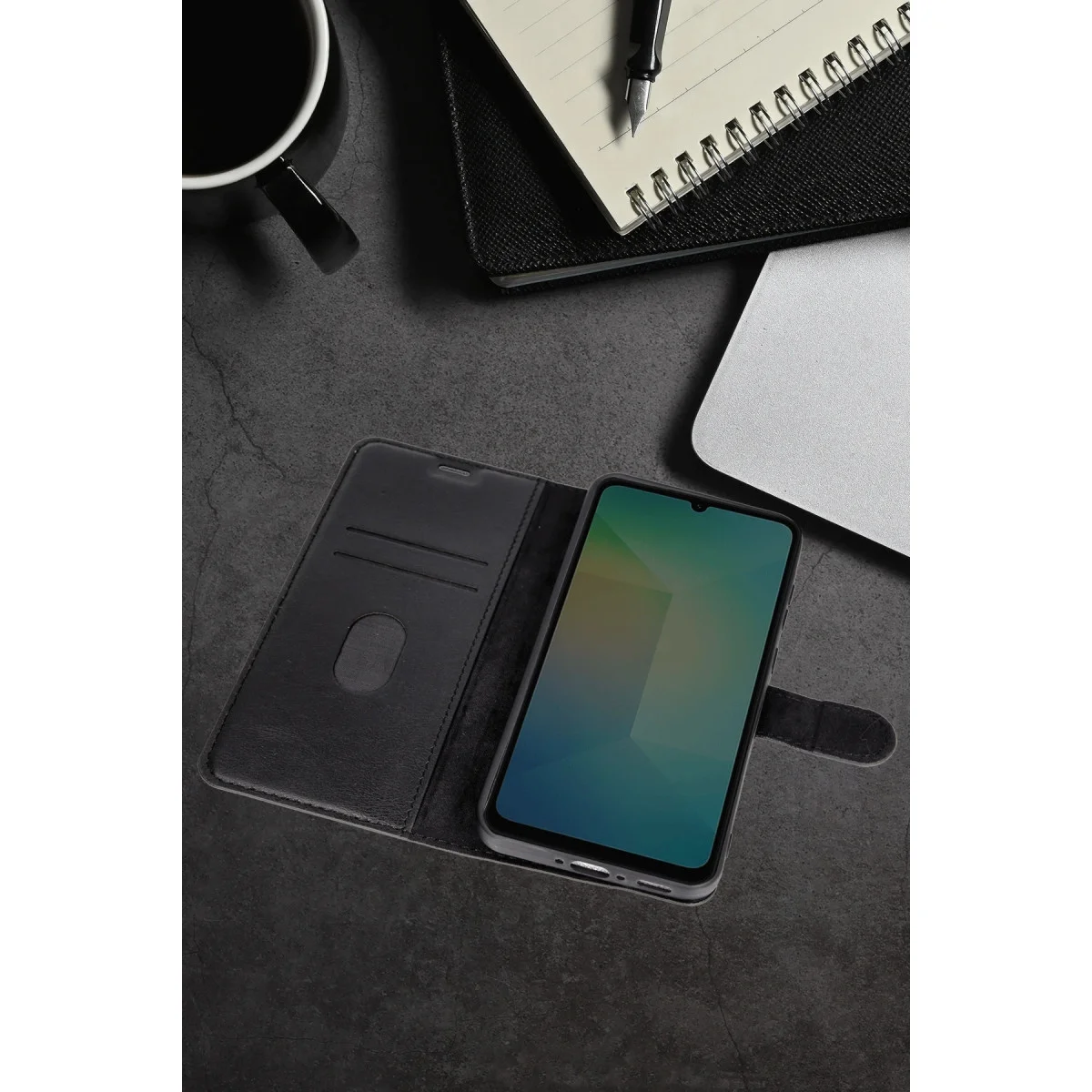 Galaxy A16 5G Kılıf Trend S Plus Kapaklı Kılıf - Taba