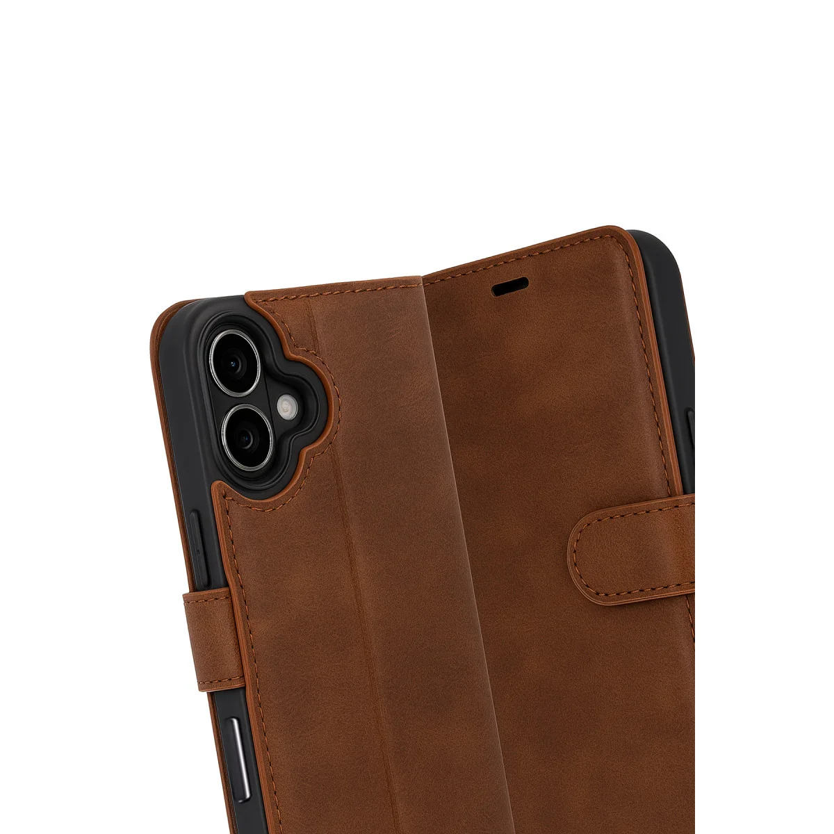 iPhone 17 Trend S Plus Kapaklı Kılıf - Taba