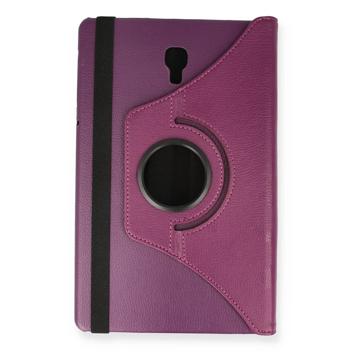 Galaxy T590 Tab A 10.5 Kılıf 360 Tablet Deri Kılıf - Mürdüm