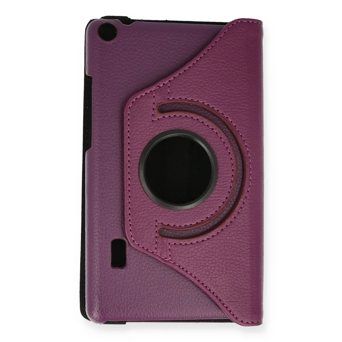 MediaPad T3 7 Kılıf 360 Tablet Deri Kılıf - Mürdüm