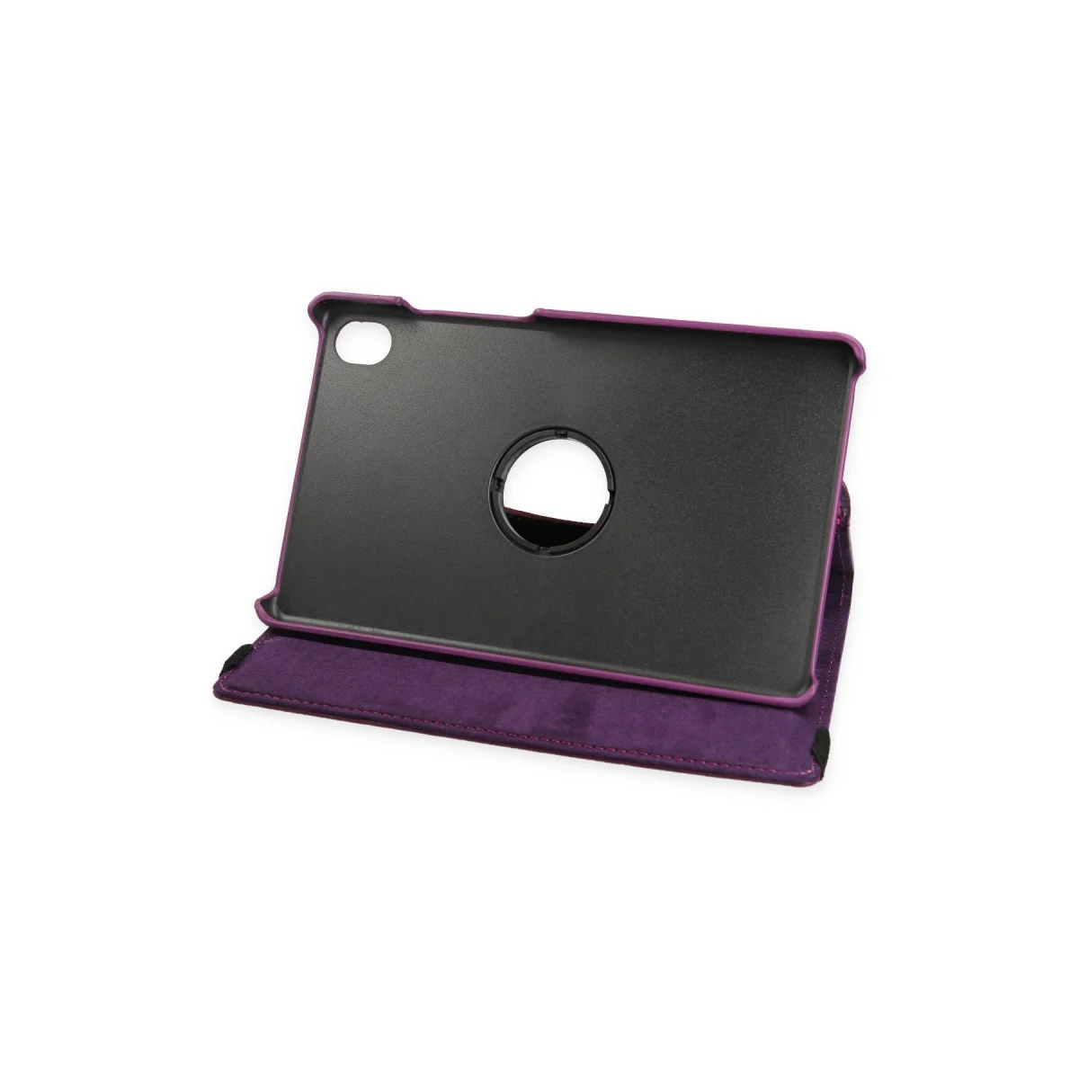 Tab M8 Kılıf 360 Tablet Deri Kılıf - Mürdüm