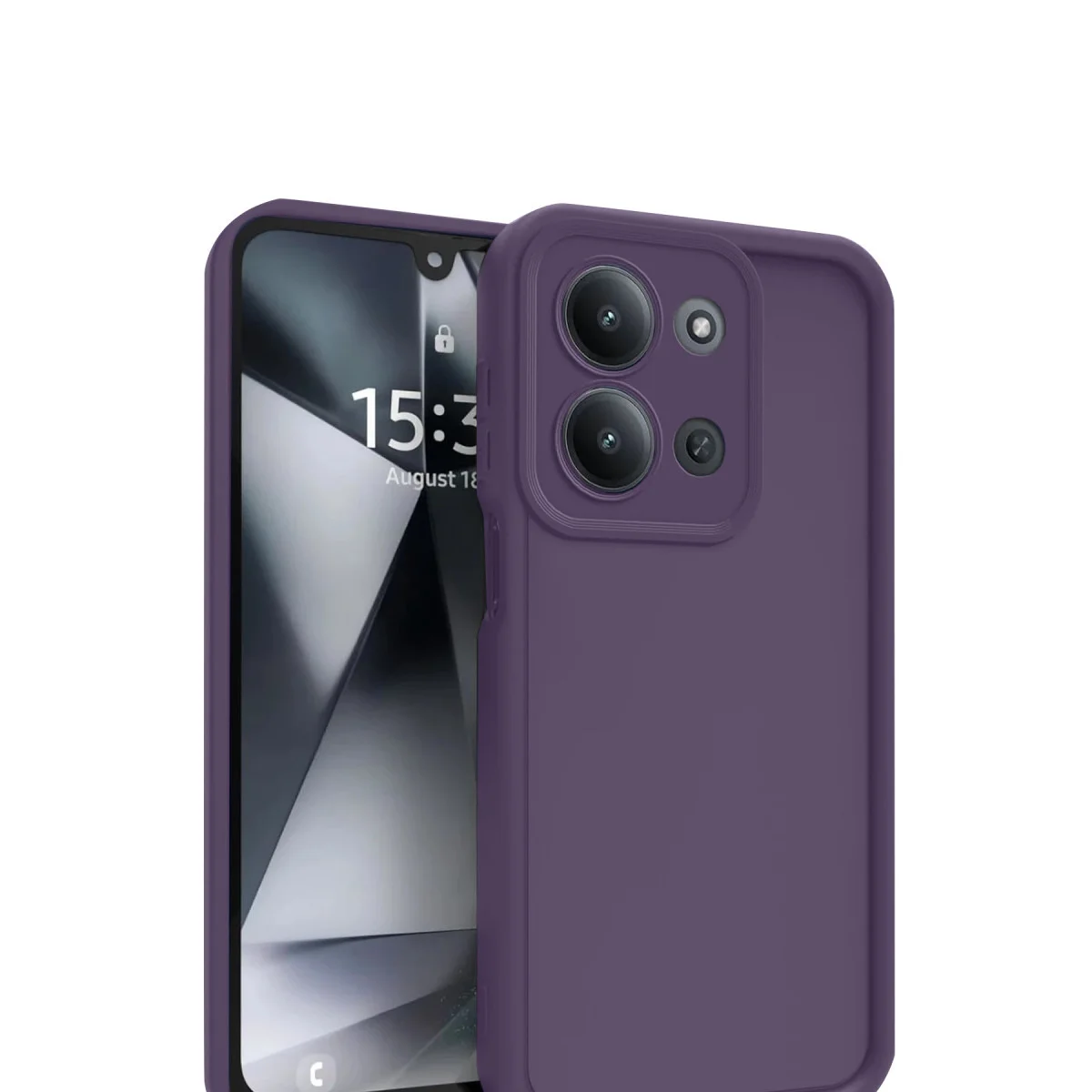 Redmi 15C 4G Viera Silikon - Mürdüm