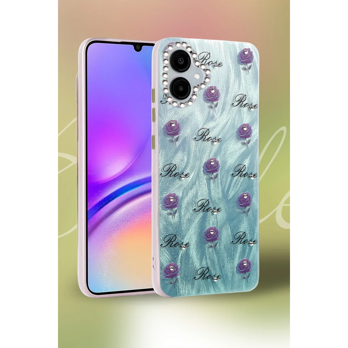 Galaxy A06 Kılıf Blade Aynalı Desenli Kapak - Desen 4