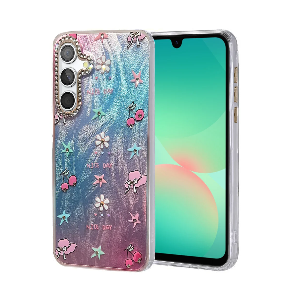 Galaxy A26 Kılıf Blade Aynalı Desenli Kapak - Desen 4