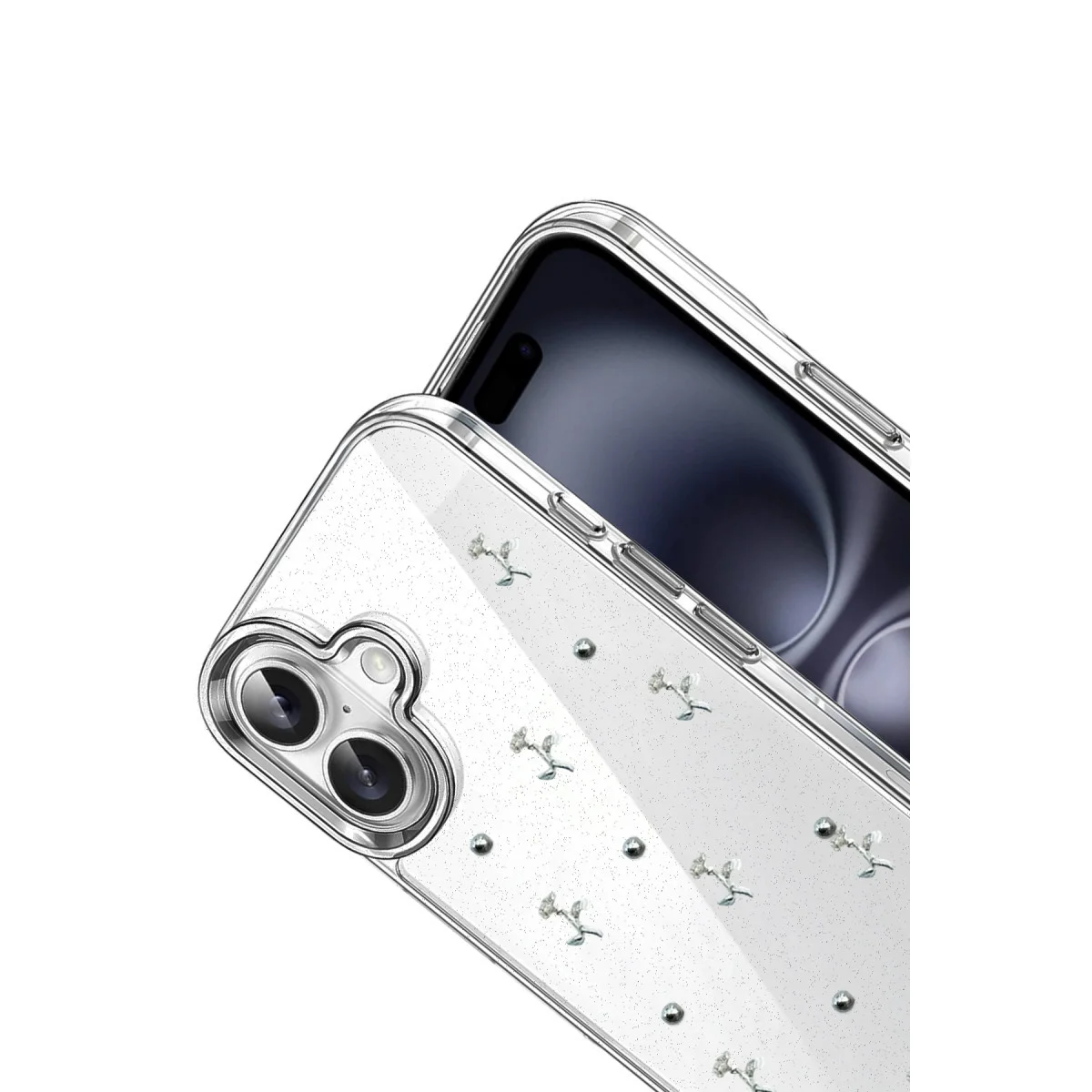 iPhone 16 Fiyonk Desenli Kapak - Desen 4