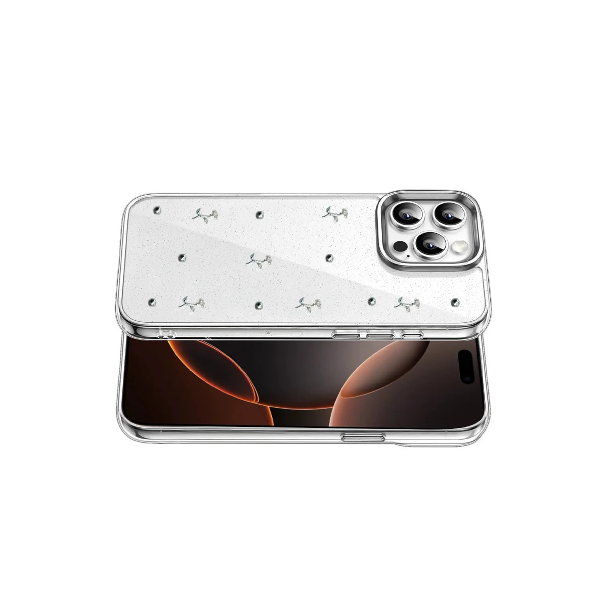 iPhone 16 Pro Max Fiyonk Desenli Kapak - Desen 4
