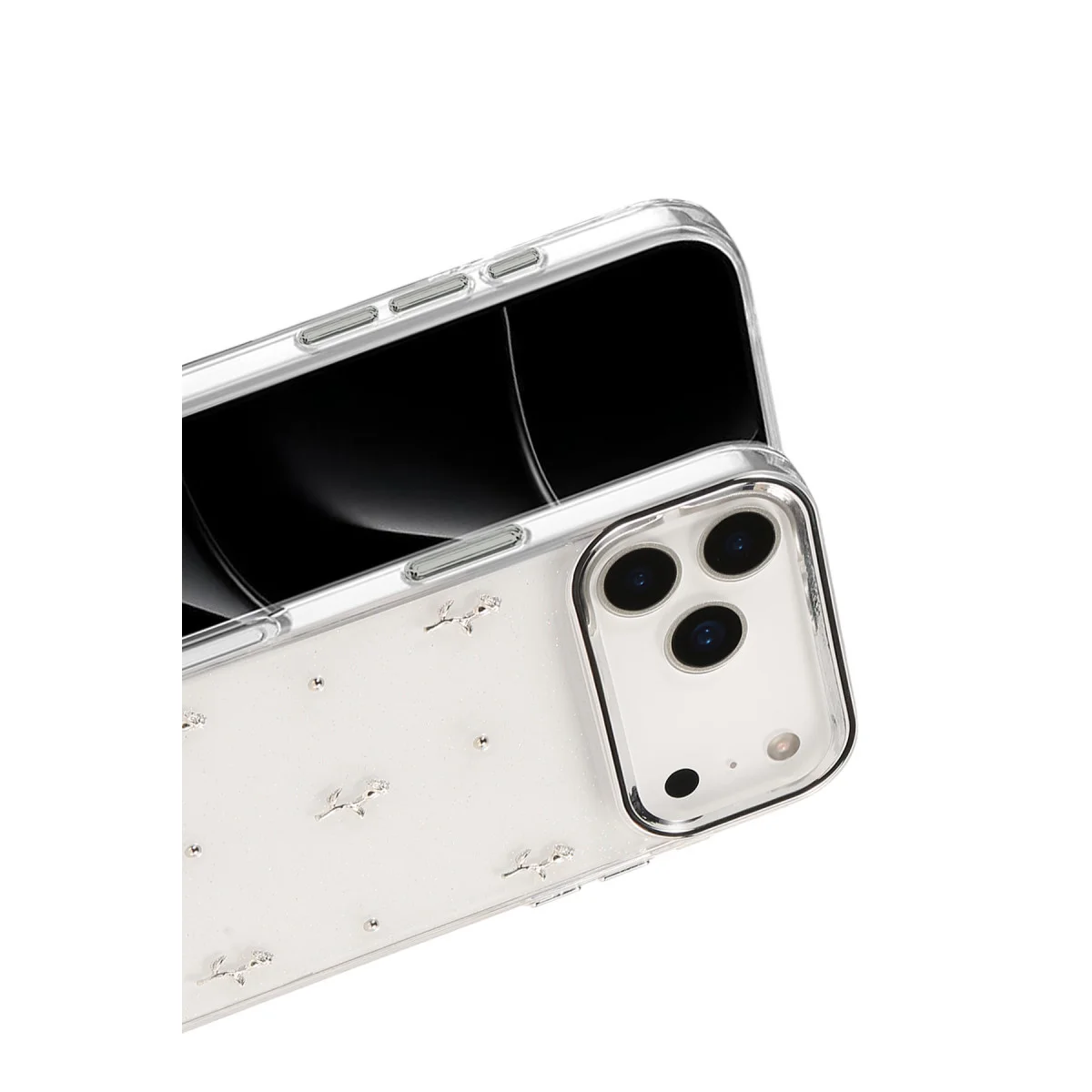 iPhone 17 Pro Max Fiyonk Desenli Kapak - Desen 4