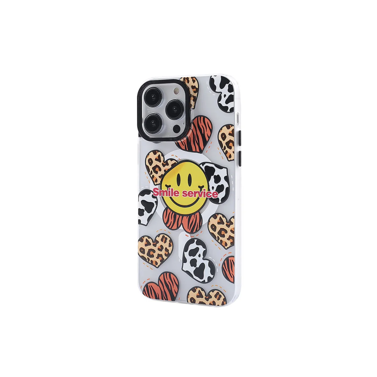 iPhone 12 Pro Max Kılıf Apollo Magneticsafe Desenli Kapak - Apollo Şeffaf - 2