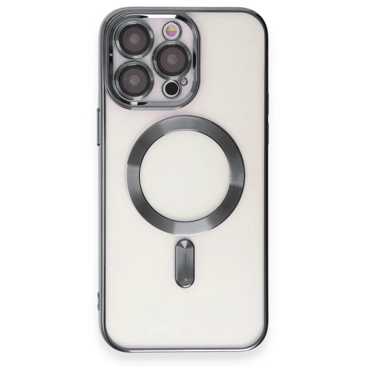 iPhone 15 Pro Max Kılıf Kross Magneticsafe Kapak - Titan Gri