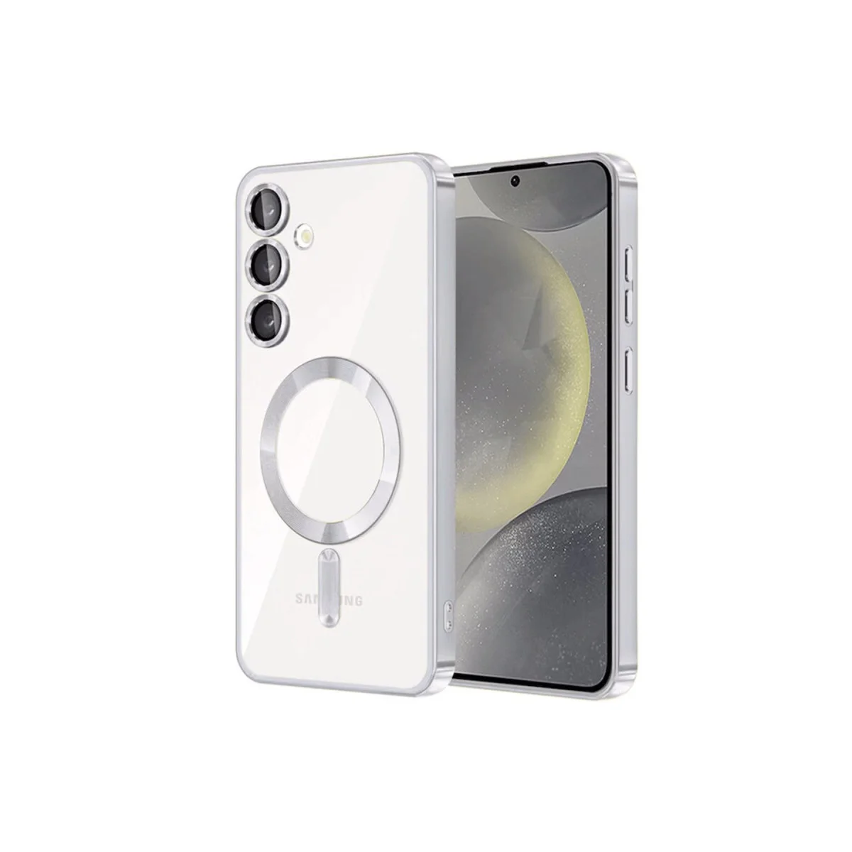 Galaxy S24 Kılıf Kross Magneticsafe Kapak - Titan Gri