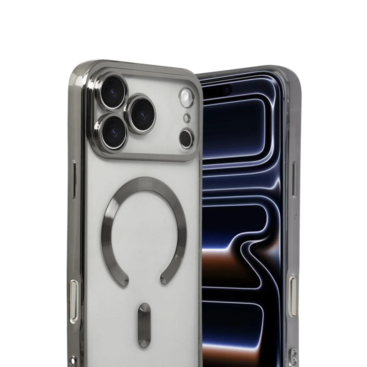iPhone 17 Pro Kross Magneticsafe Kapak - Titan Gri