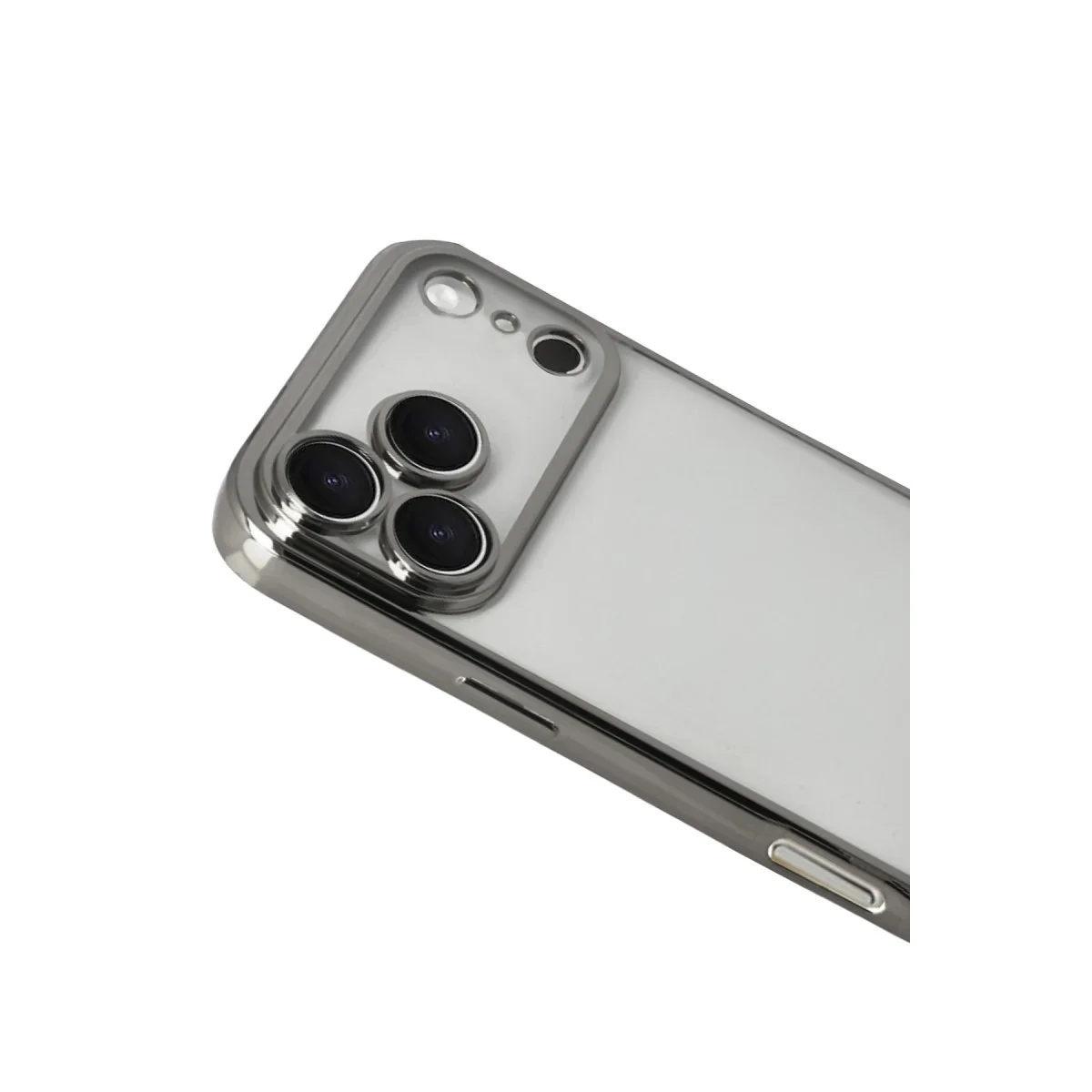 iPhone 17 Pro Razer Lensli Silikon - Titan Gri