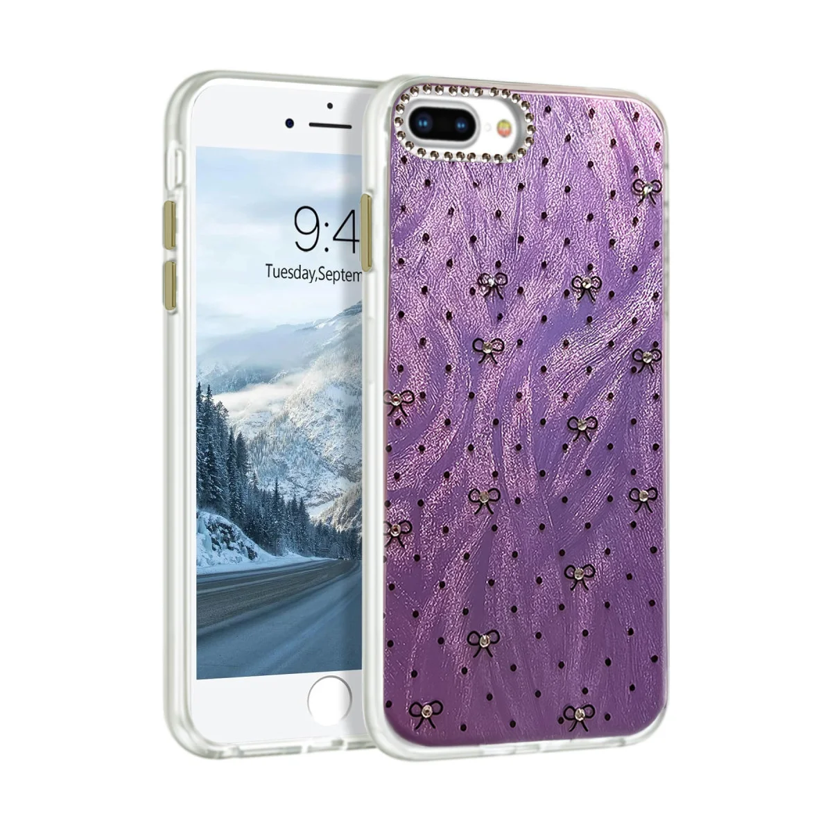 iPhone 7 Plus Kılıf Blade Aynalı Desenli Kapak - Desen 2