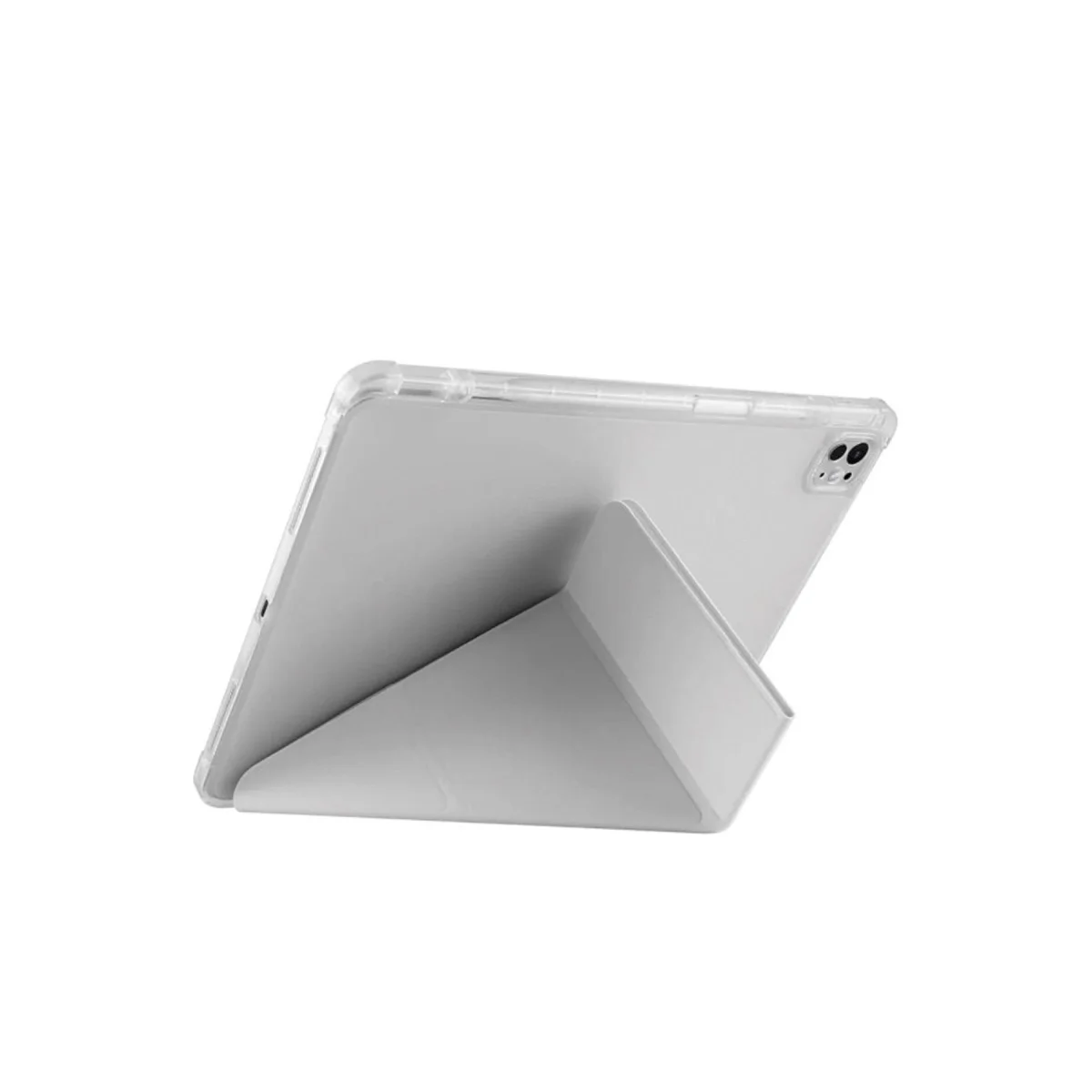 iPad Pro 13 (2024) Kılıf Kalemlikli Mars Tablet Kılıfı - Rose Gold