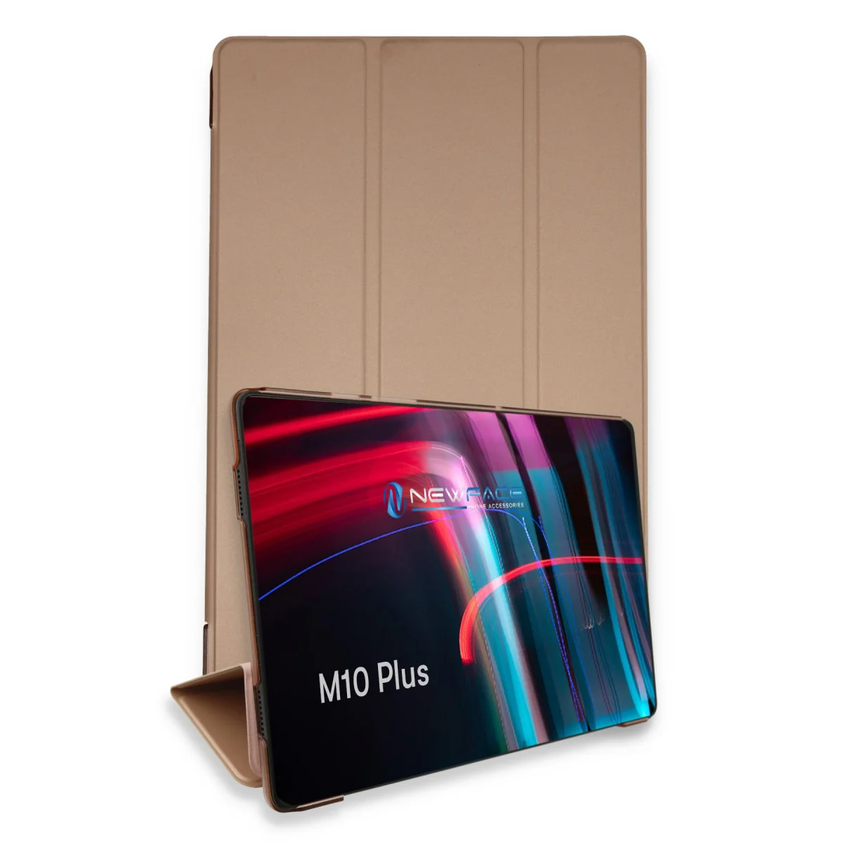 M10 FHD Plus X606F Kılıf Tablet Smart Kılıf - Rose Gold
