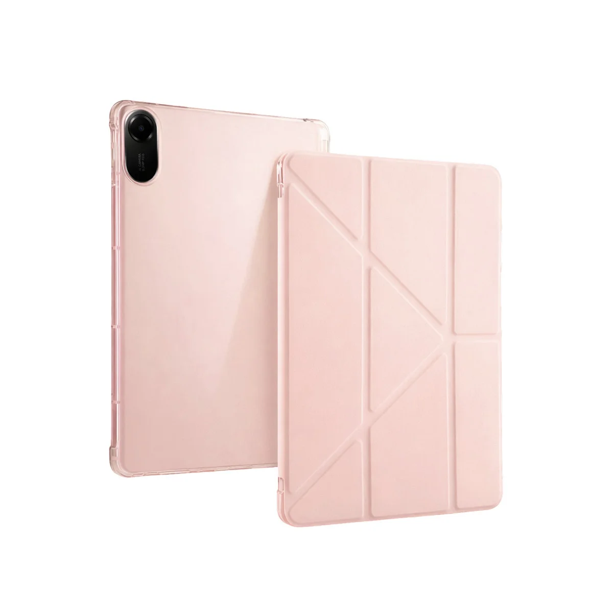 Redmi Pad 2 Kalemlikli Mars Tablet Kılıfı - Rose Gold