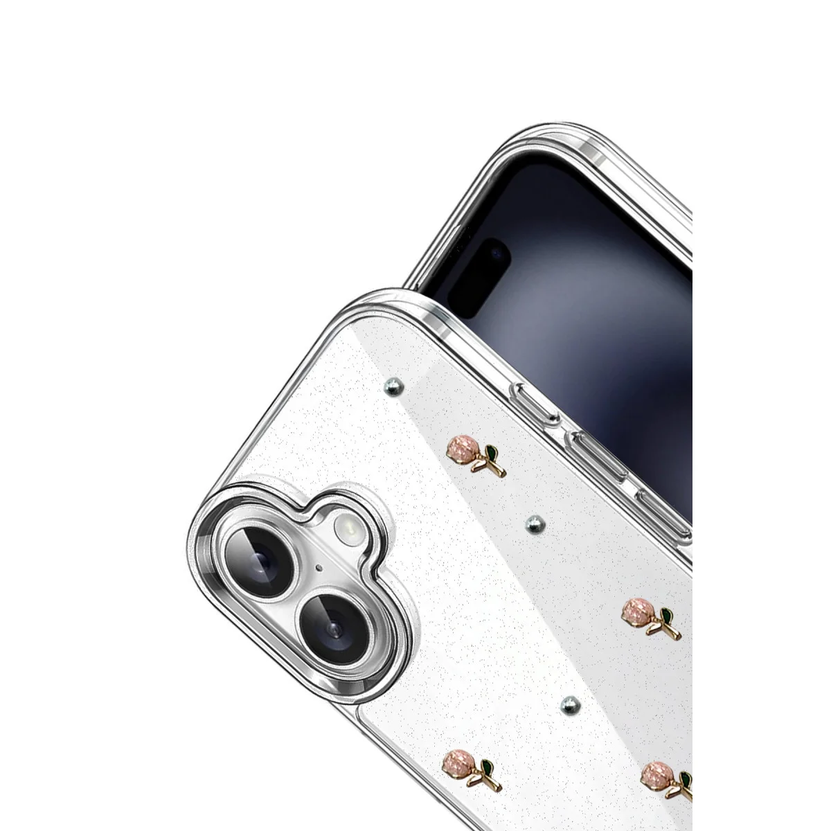iPhone 16 Fiyonk Desenli Kapak - Desen 6