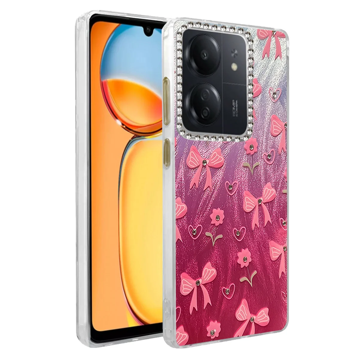 Redmi 13C Kılıf Blade Aynalı Desenli Kapak - Desen 3