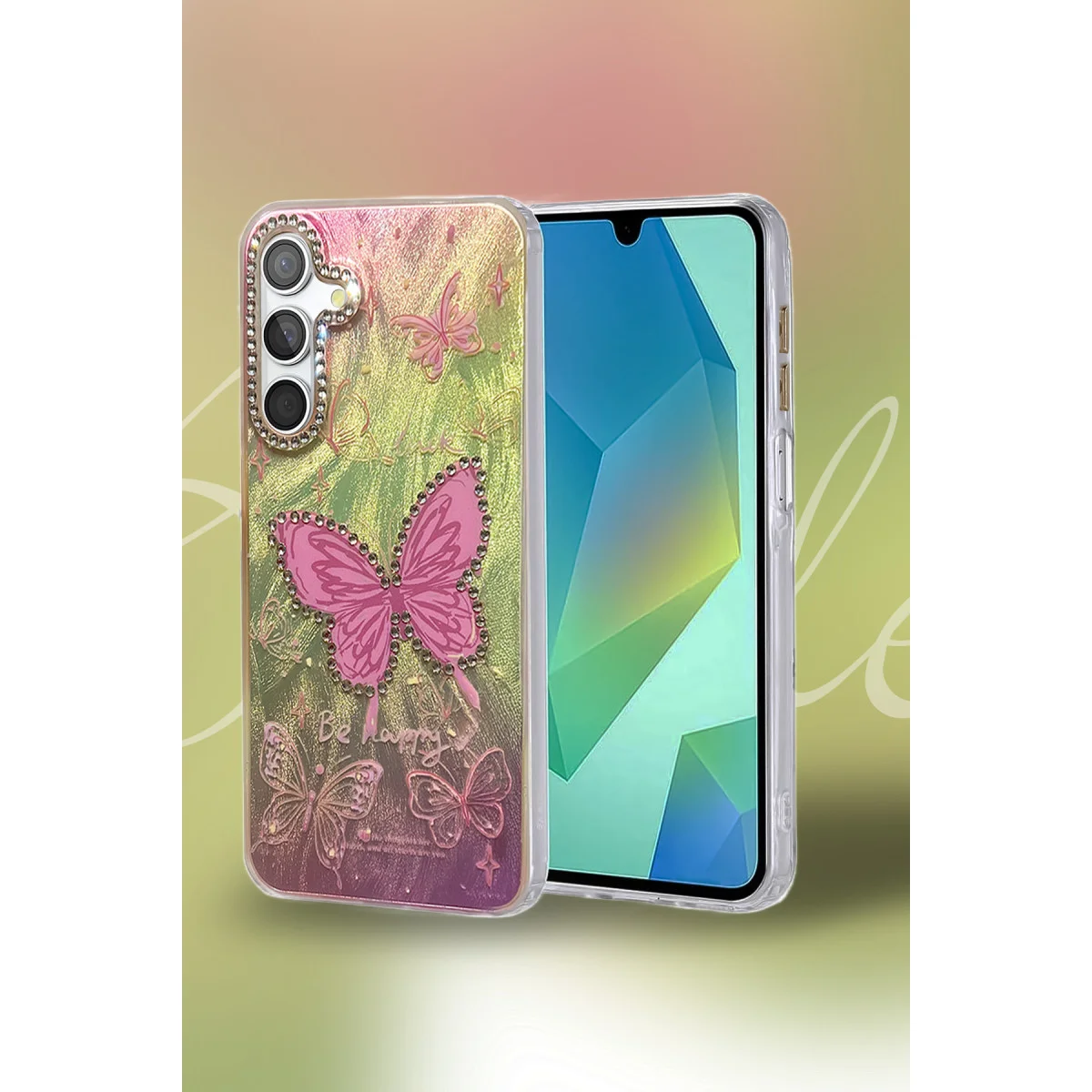Galaxy A15 4G Kılıf Blade Aynalı Desenli Kapak - Desen 3