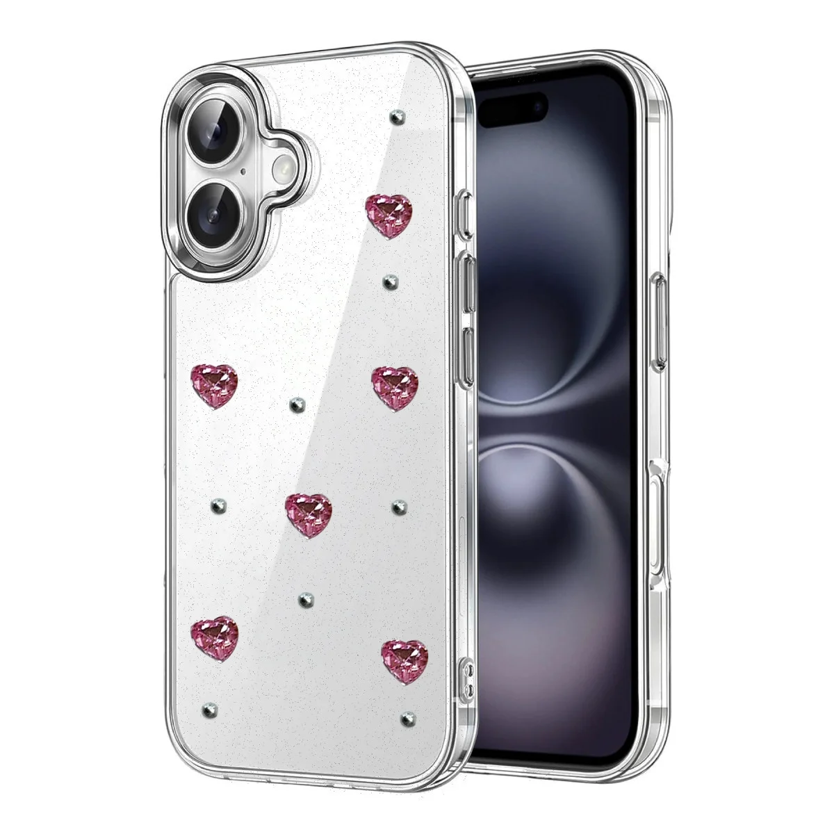 iPhone 16 Plus Fiyonk Desenli Kapak - Desen 3