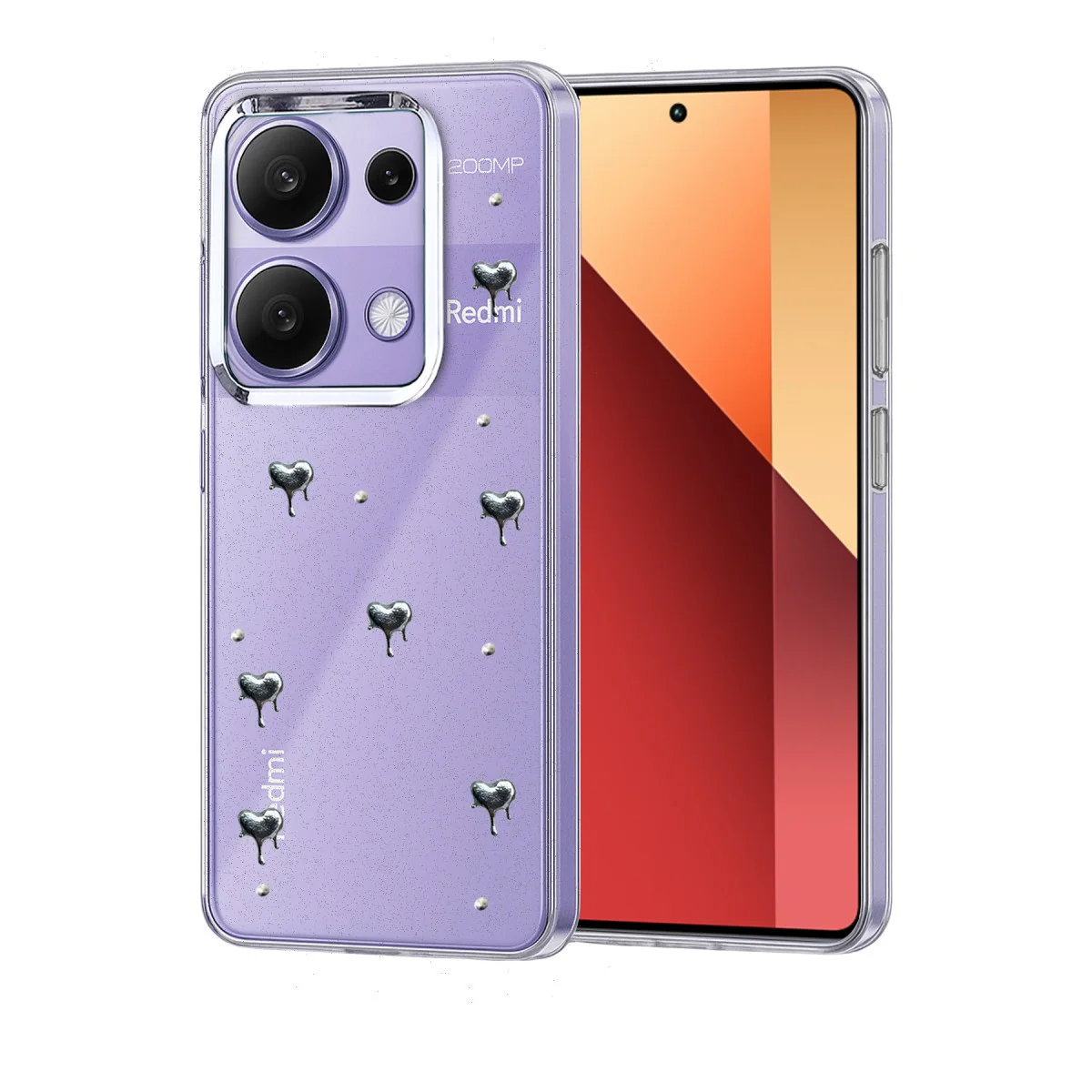 Redmi Note 13 Pro 4G Fiyonk Desenli Kapak - Desen 3