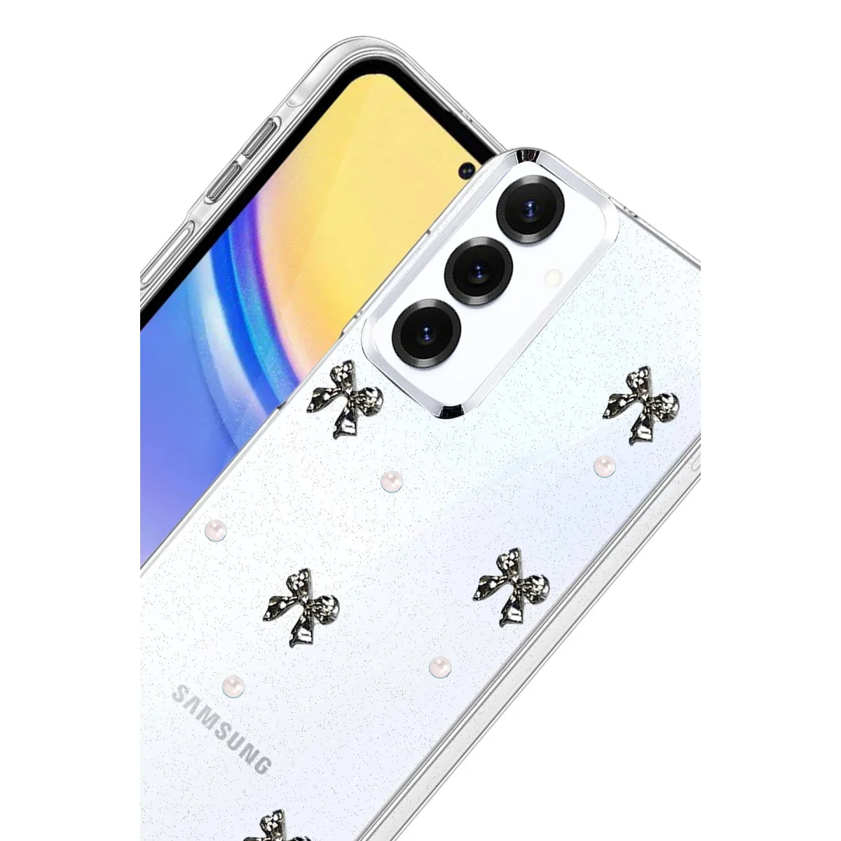 Galaxy A14 4G Fiyonk Desenli Kapak - Desen 8