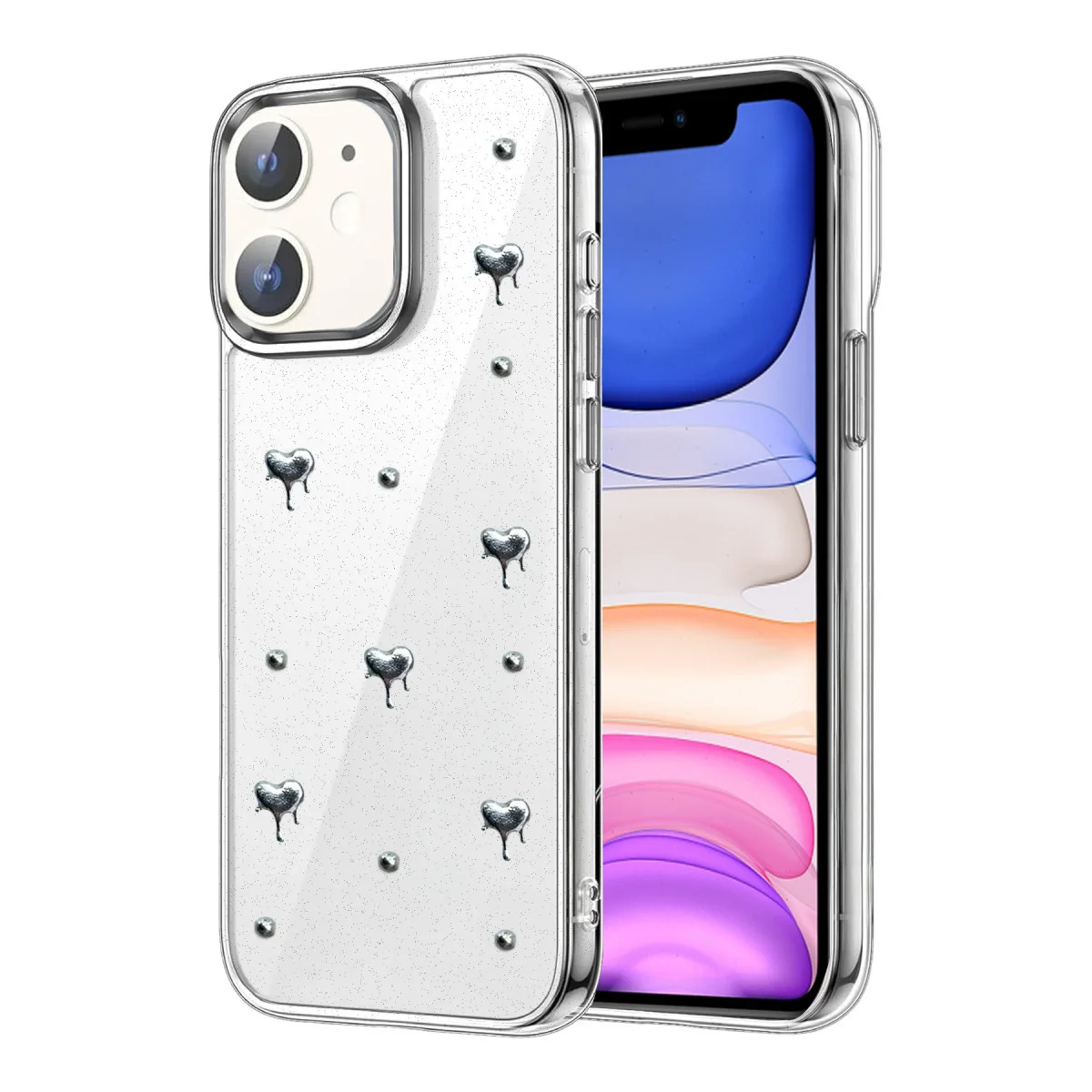 iPhone 11 Fiyonk Desenli Kapak - Desen 1