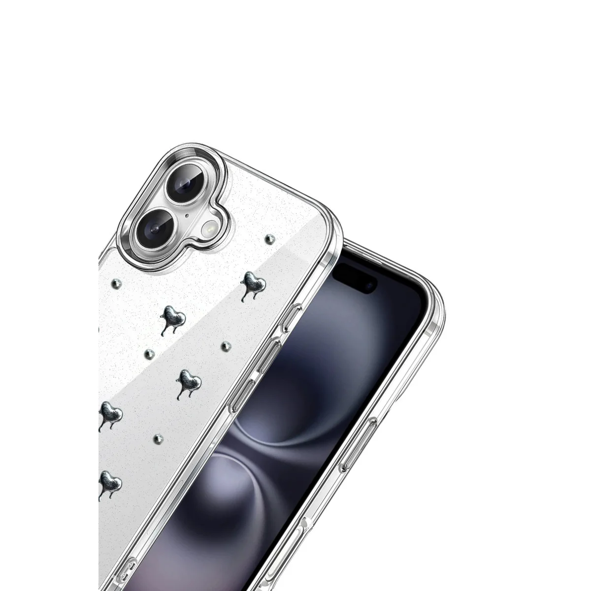 iPhone 16 Plus Fiyonk Desenli Kapak - Desen 1