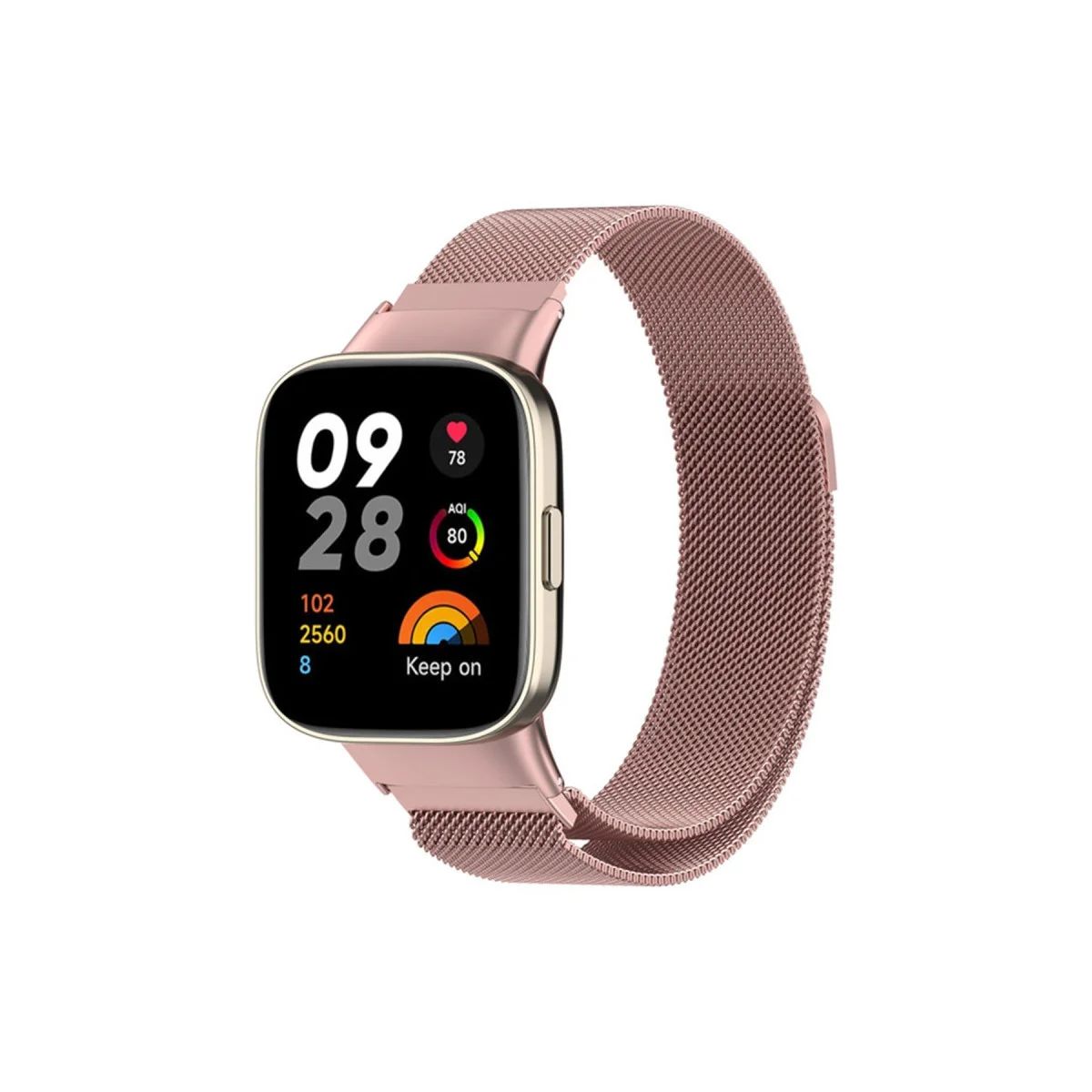 Redmi Watch 3 Metal Mıknatıslı Kordon - Rose