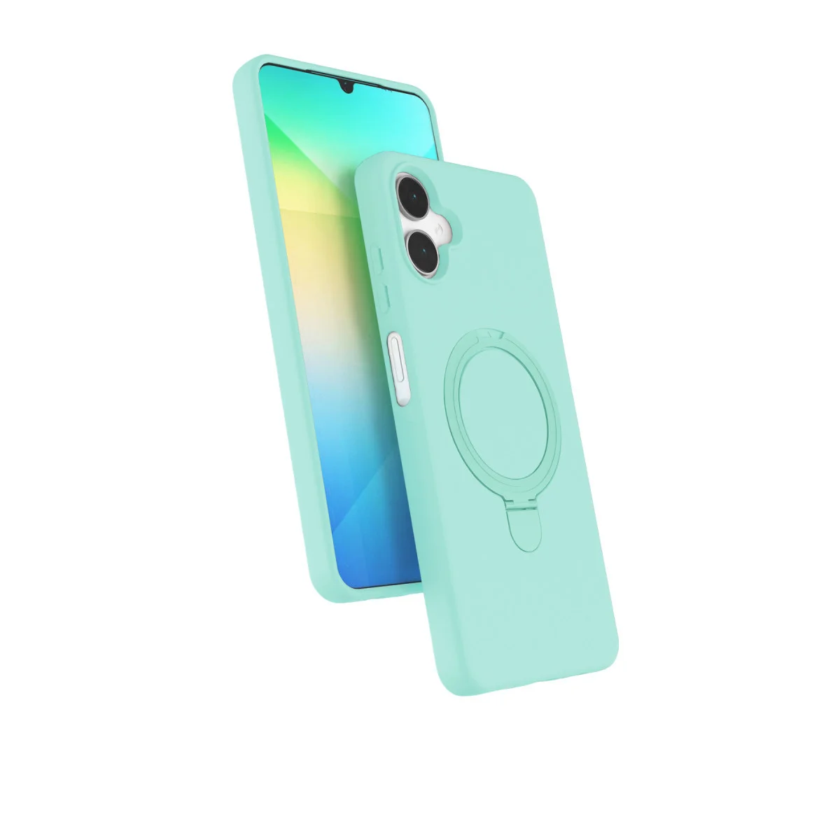 Galaxy A06 Regal Magsafe Standlı Kapak - Su Yeşili