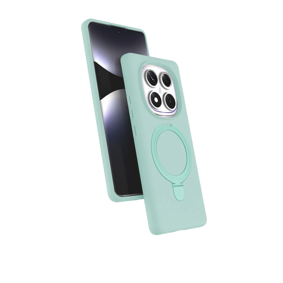Redmi Note 14 Pro 5G Regal Magsafe Standlı Kapak - Su Yeşili