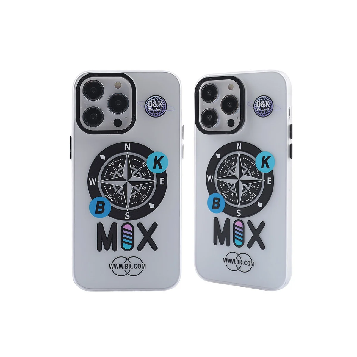 iPhone 13 Pro Kılıf Apollo Magneticsafe Desenli Kapak - Apollo Şeffaf - 3