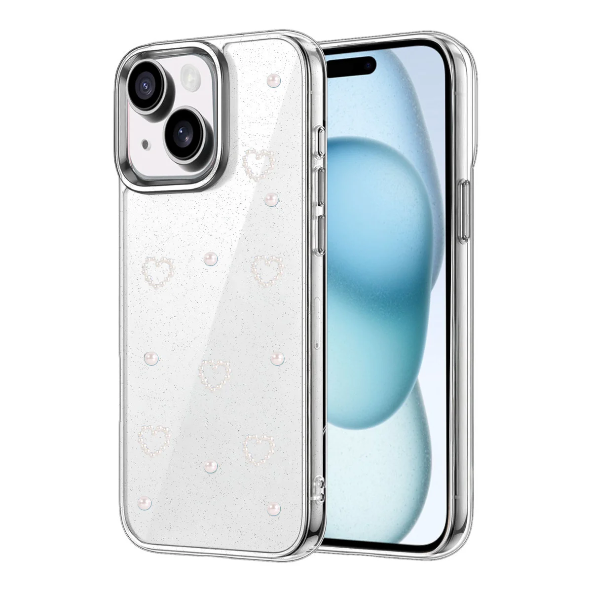 iPhone 15 Fiyonk Desenli Kapak - Desen 10