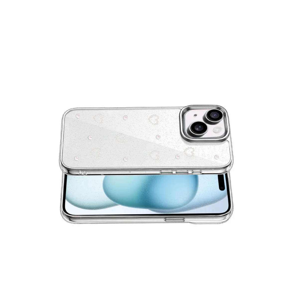 iPhone 15 Fiyonk Desenli Kapak - Desen 10