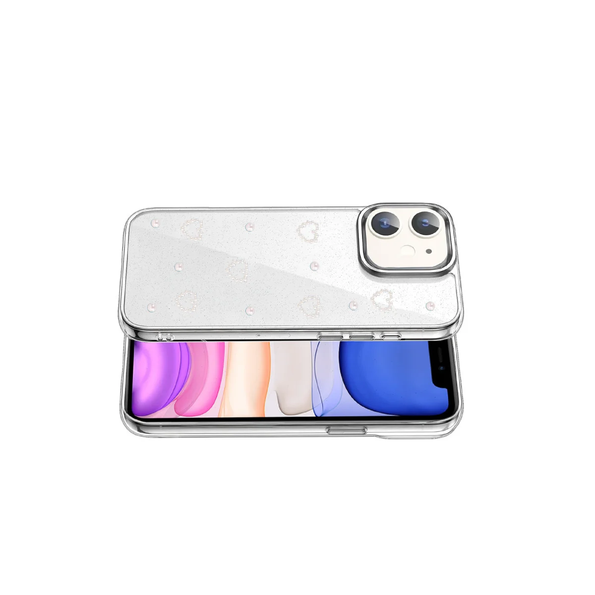 iPhone 12 Fiyonk Desenli Kapak - Desen 10
