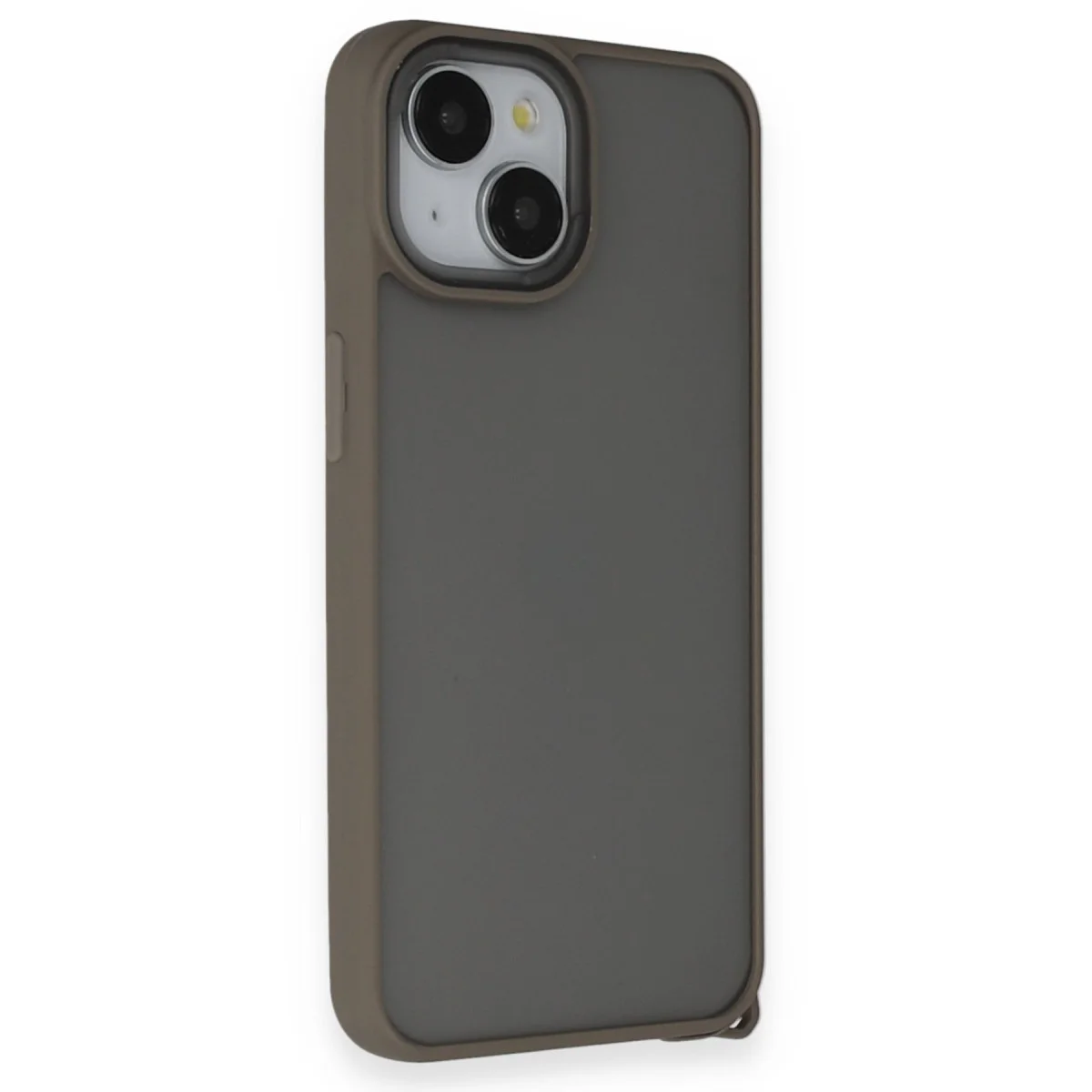 iPhone 14 Kılıf Elegant Kapak - Titan Gri