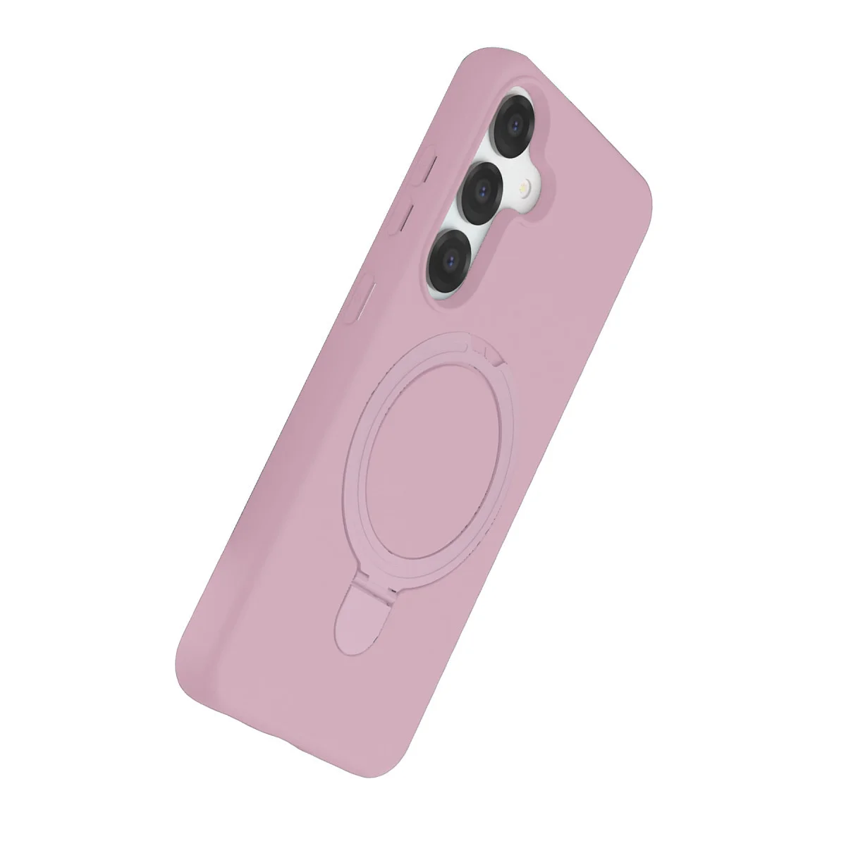Galaxy S25 Regal Magsafe Standlı Kapak - Açık Pembe