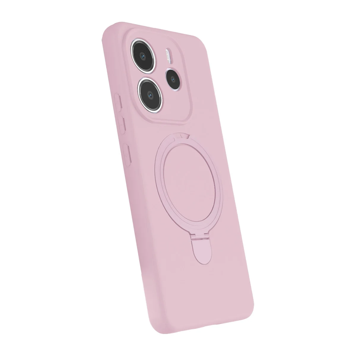 Redmi Note 14 4G Regal Magsafe Standlı Kapak - Açık Pembe