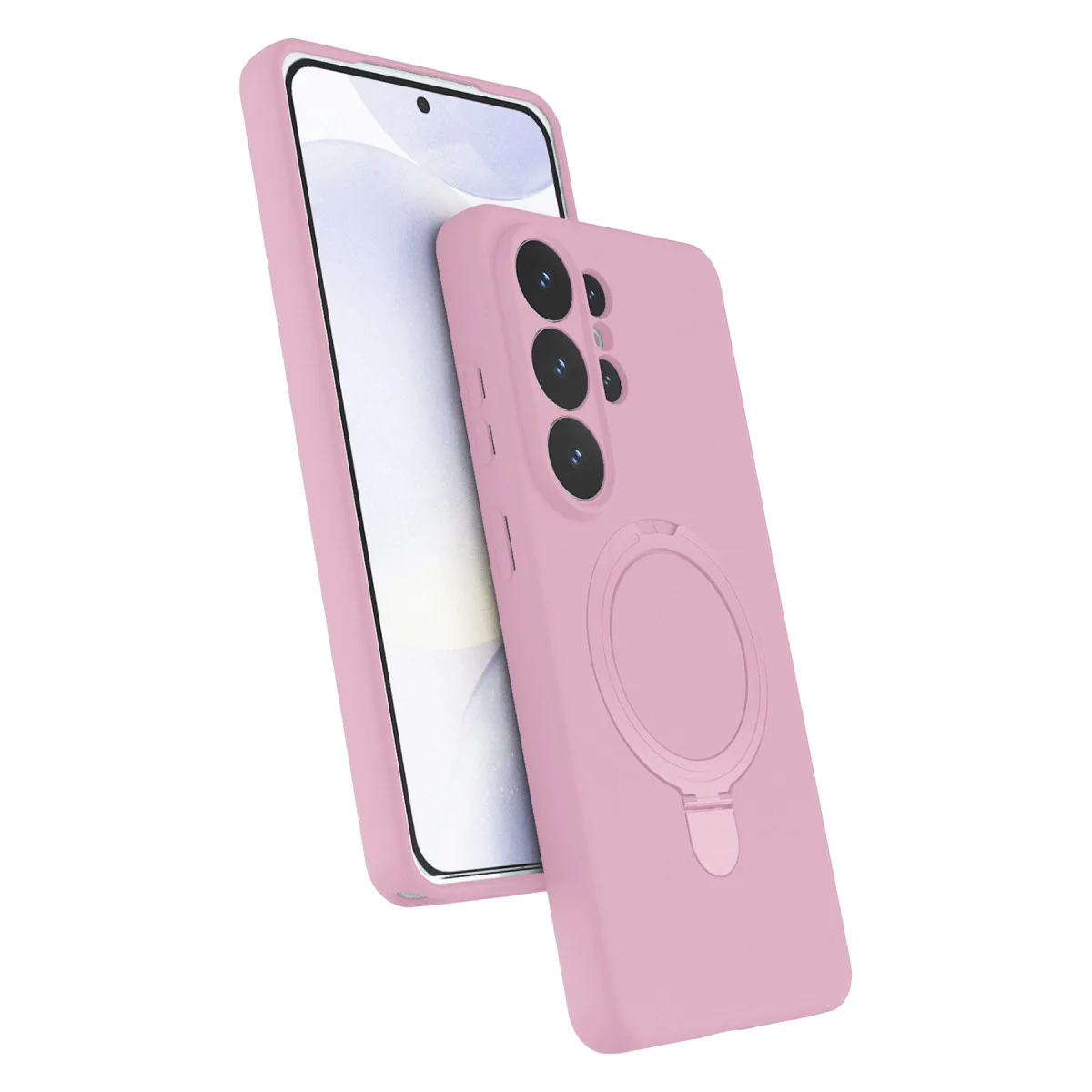 Galaxy S26 Ultra Regal Magsafe Standlı Kapak - Açık Pembe