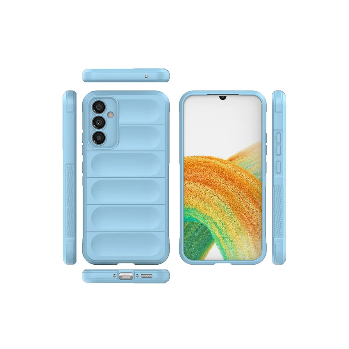 Galaxy A25 5G Kılıf Optimum Silikon - Sky Blue