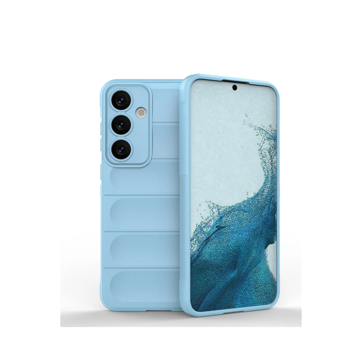 Galaxy S24 Kılıf Optimum Silikon - Sky Blue