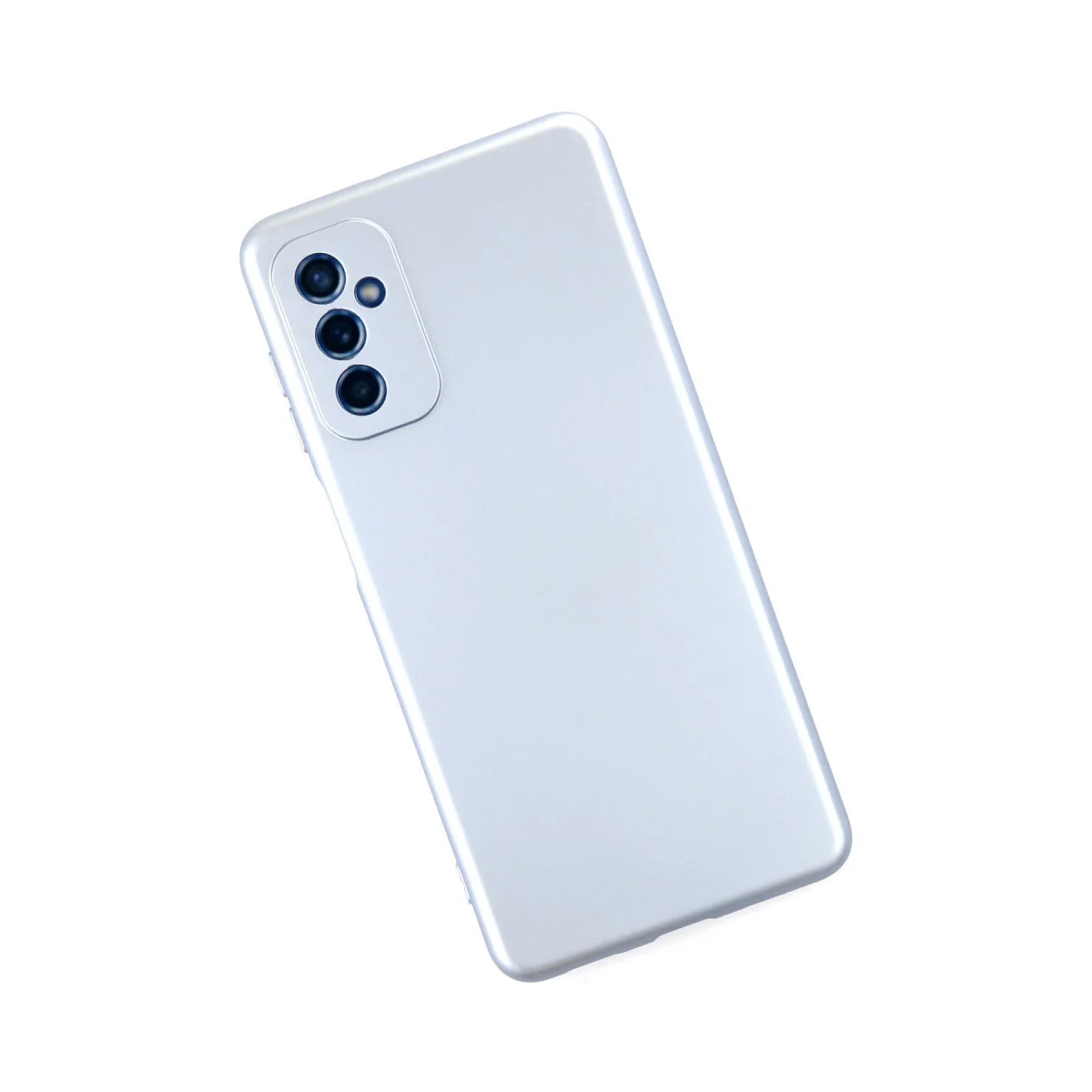 Galaxy M52 5G Kılıf Nano içi Kadife Silikon - Sky Blue
