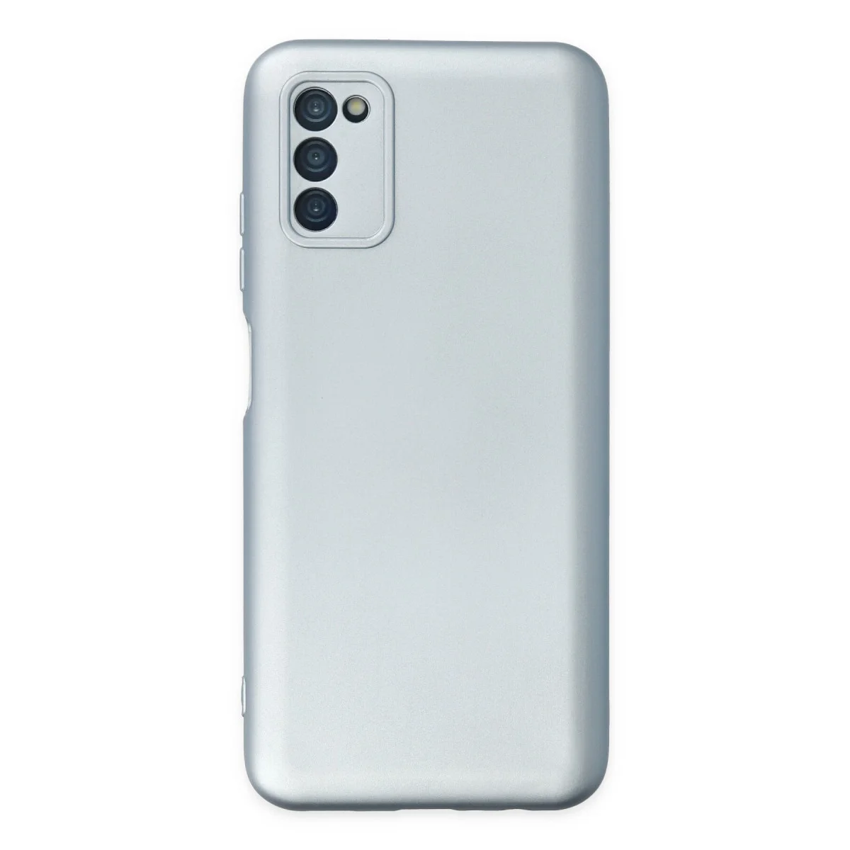 Galaxy A03S Kılıf Nano içi Kadife Silikon - Sky Blue