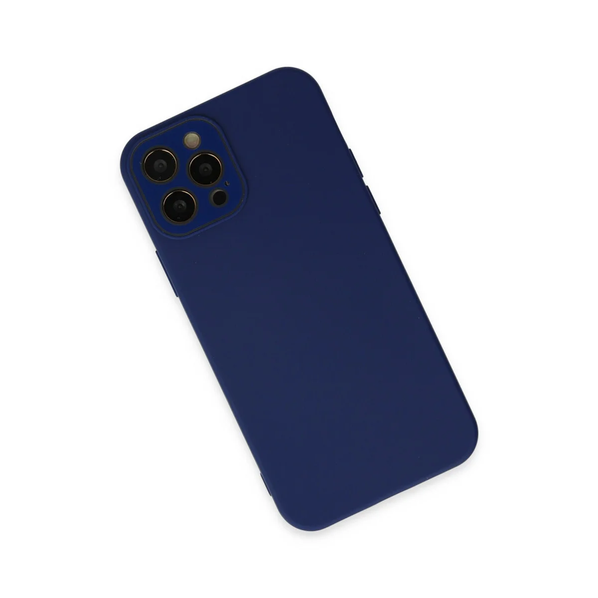iPhone 12 Pro Kılıf Lansman Glass Kapak - Sky Blue